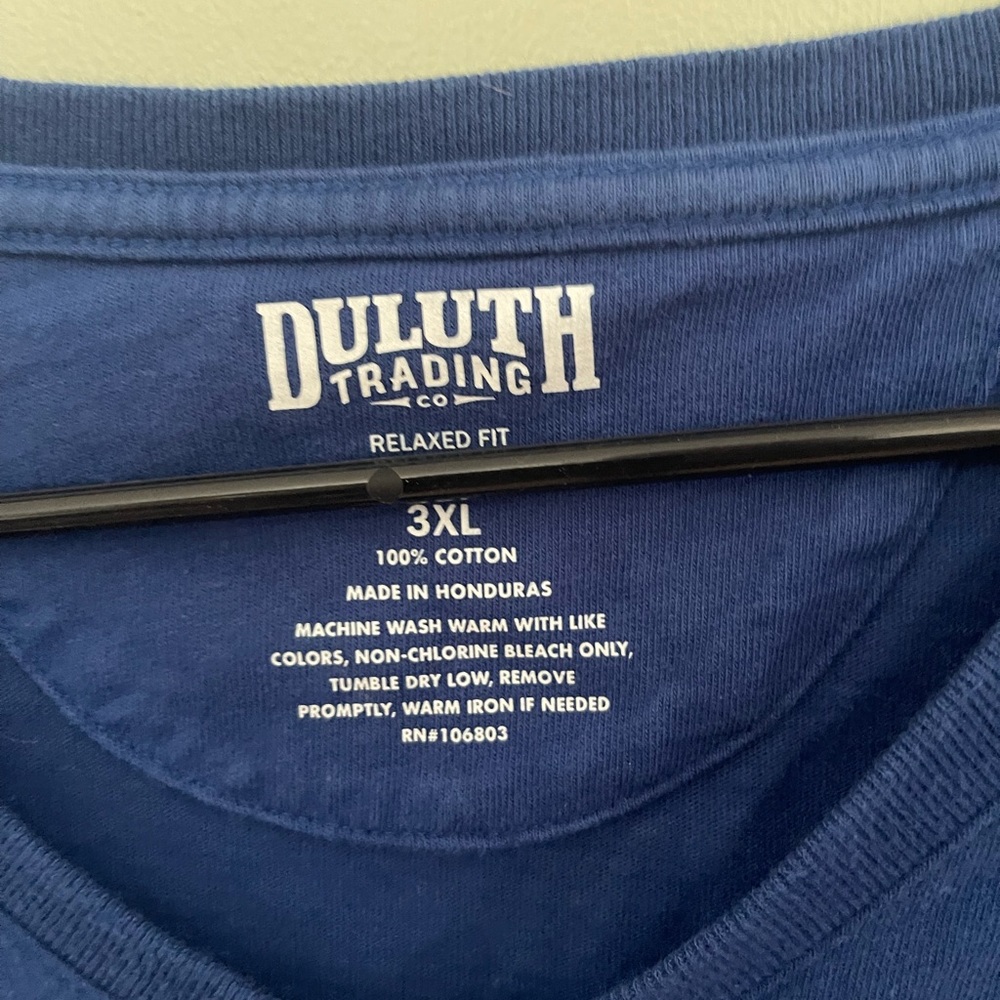 Duluth tshirt 3xl blue